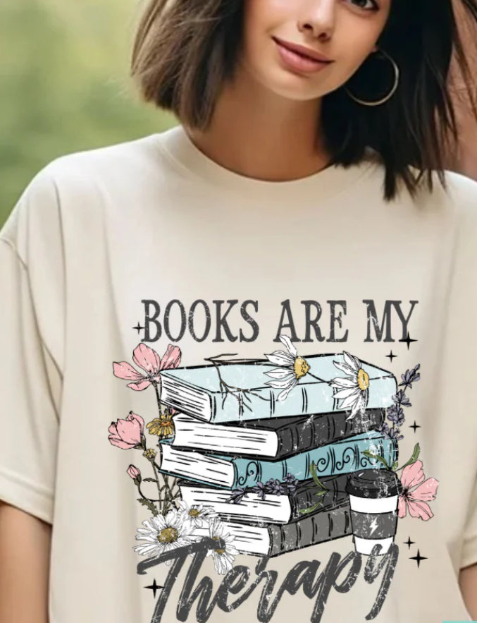 BOOKS ARE MY THERAPY