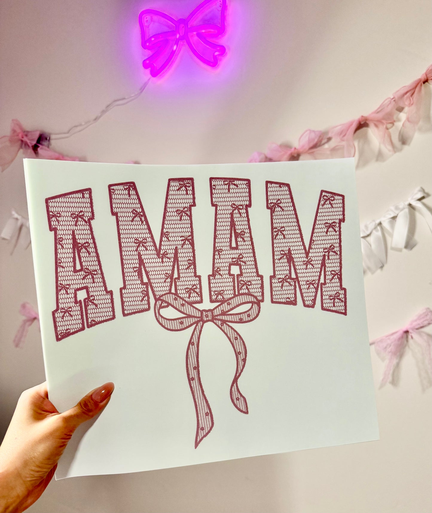 Pink MAMA Bows